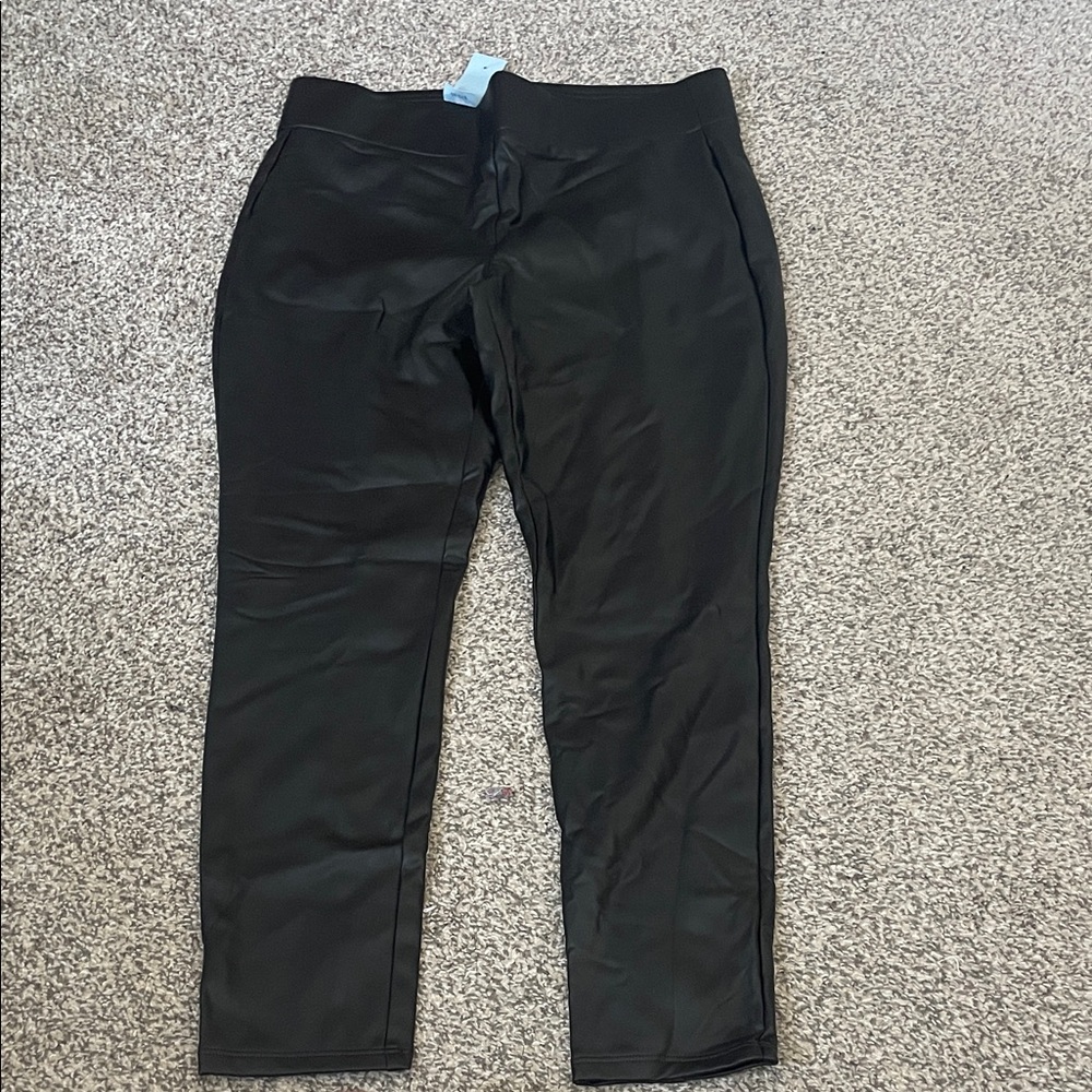 LOFT faux leather leggings